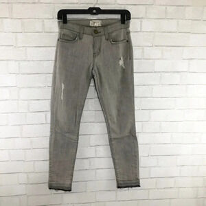Current/Elliott Stiletto Dillon Gray Skinny Jeans Women's Waist Size 24
